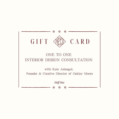 1:1 Interior Design Consultation Gift Card