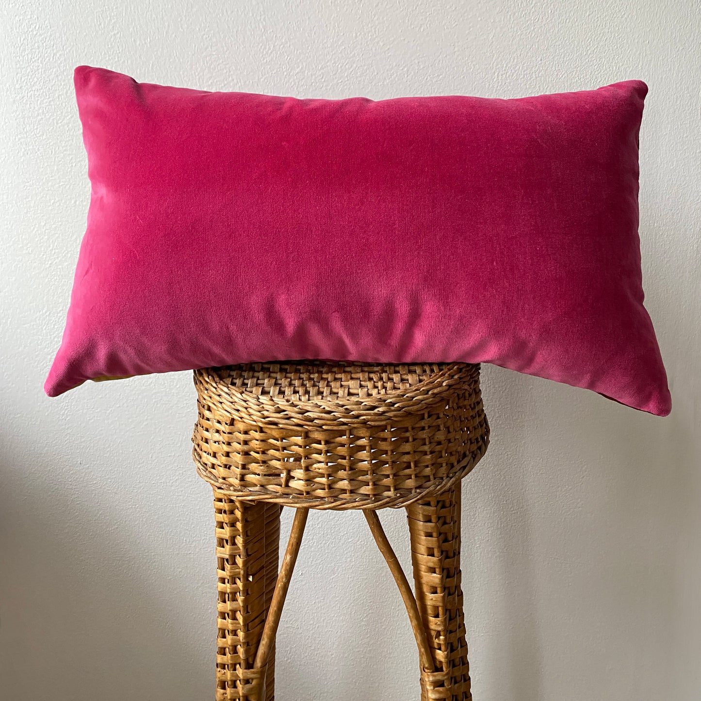 Handmade Tangram Geometric Velvet Cushion