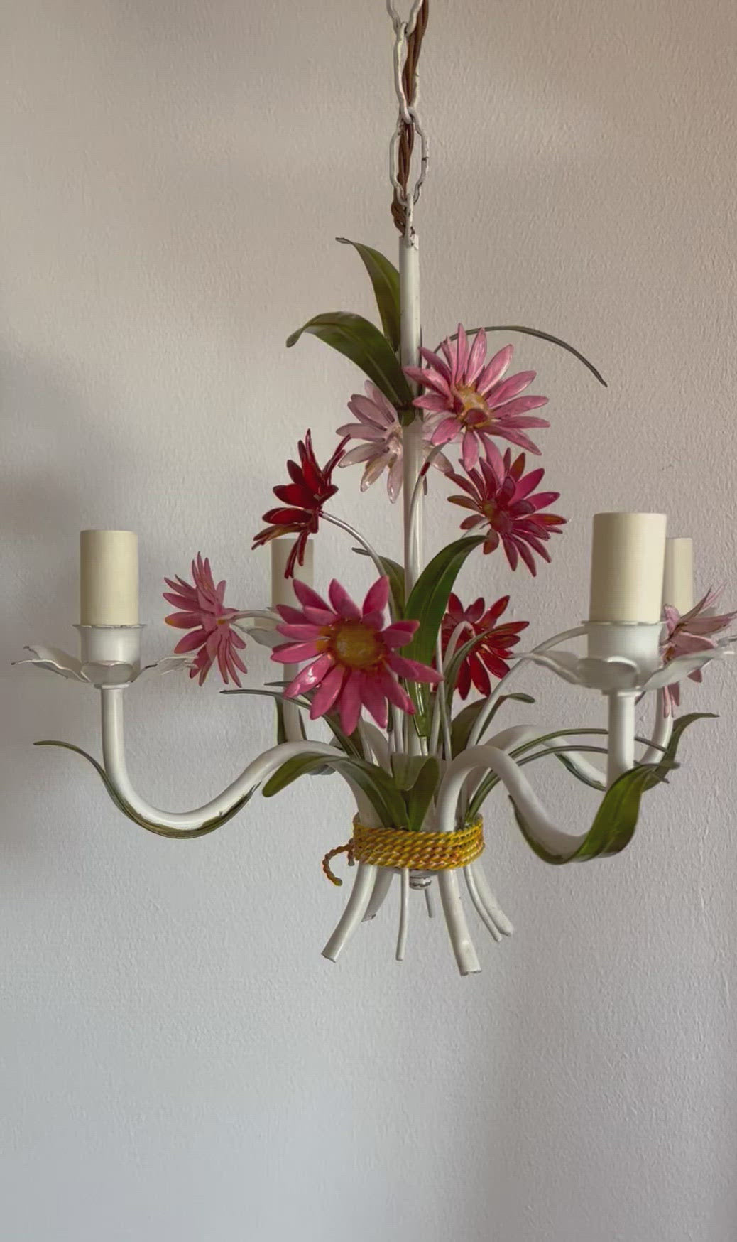 Vintage Mid-Century French Chandelier