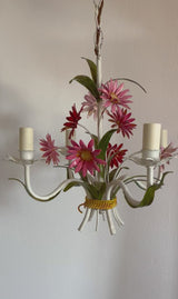 Mid Century Floral Chandelier, probably Italian
