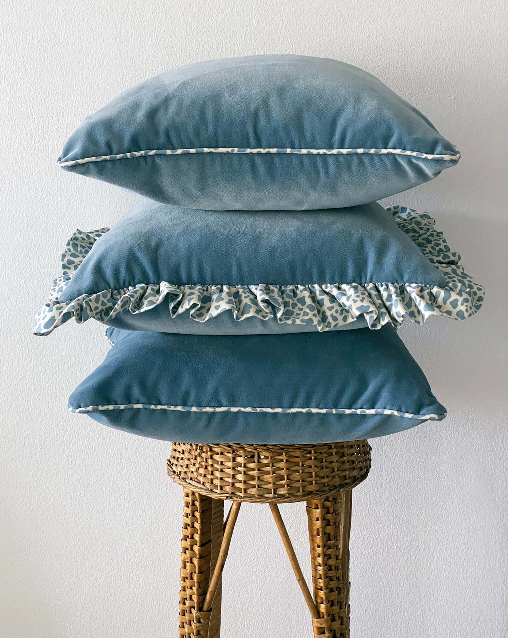 Blue Velvet Cushion