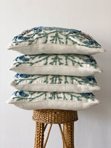 Embroidered Seaside Cushion