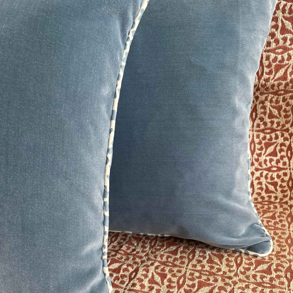 Blue Velvet Cushion